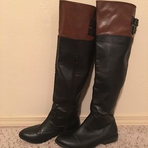 Over the knee fall boots!